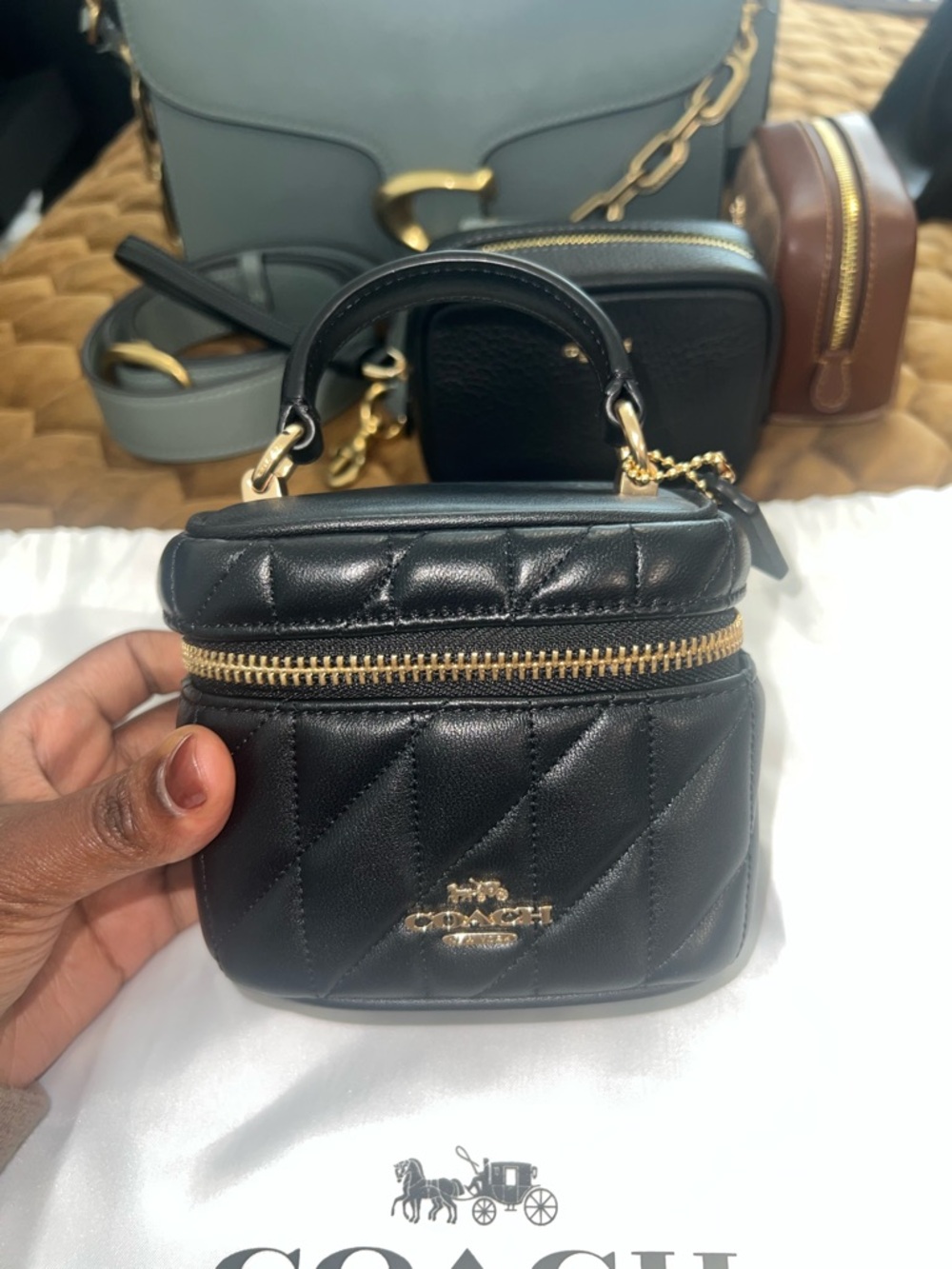 Coach Quilted Mini Ava Crossbody
